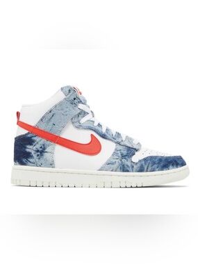 Nike Wmns Dunk High 'Washed Denim'